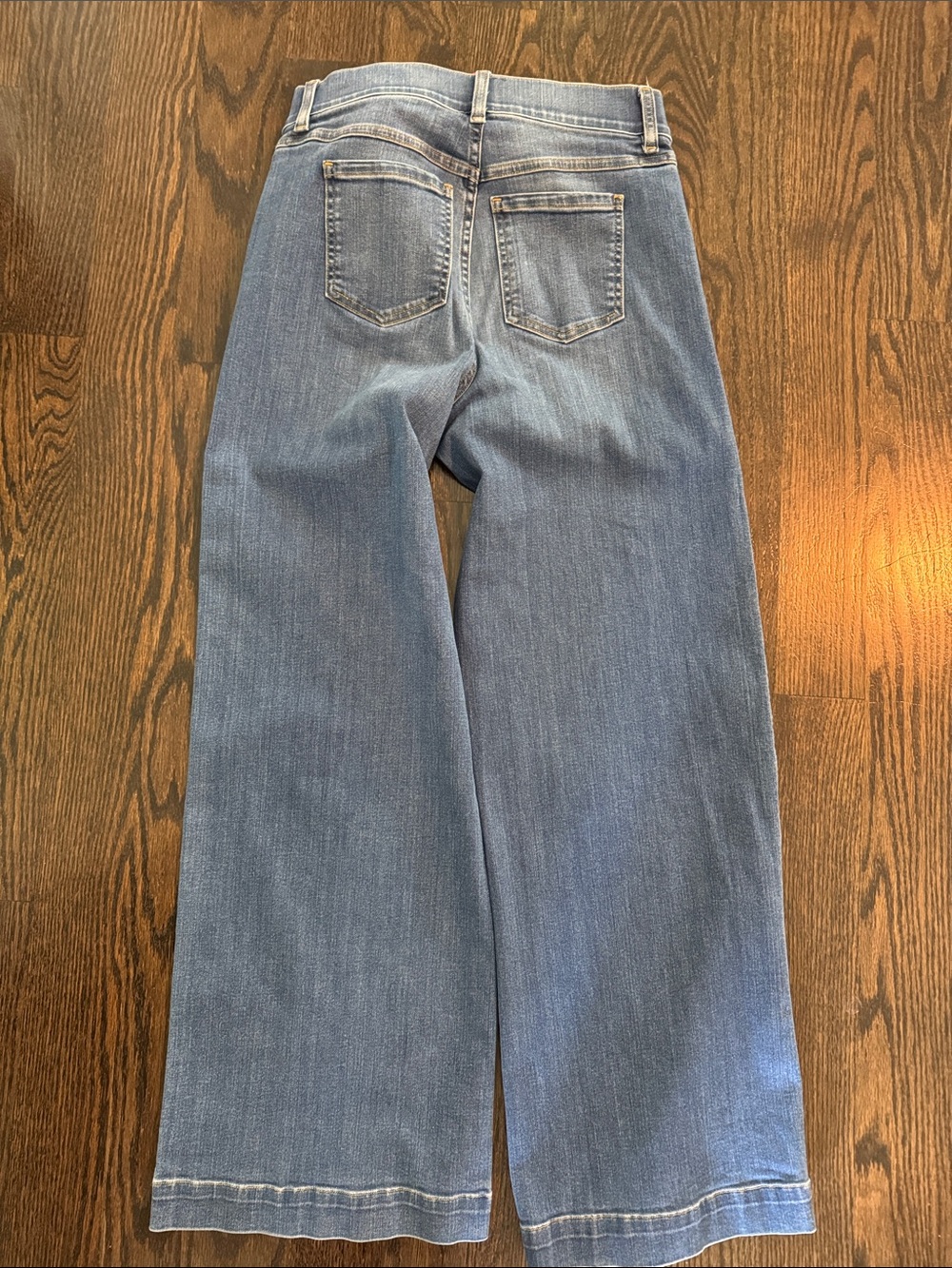 Spanx Wide Leg Seamed Front Jeans - Medium - Picture 8 of 9